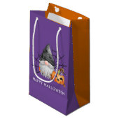 Halloween Gnome Trick oder Treat Kleine Geschenktüte (Vorderseite Schrägansicht)