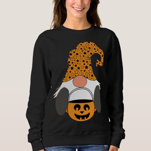 Halloween Gnome Trick oder Treat Nordic Gnome Oran Sweatshirt (Vorderseite)