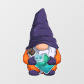 Halloween Gnome Window Cloning Fensteraufkleber (Blatt)