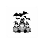 Halloween Gnome Wood Art Stamp Gummistempel (Prägung)