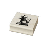 Halloween Gnome Wood Art Stamp Gummistempel (Stempel)