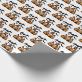 Halloween Gnome Wrapping Paper Geschenkpapier (Ecke)