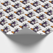 Halloween Gnome Wrapping Paper Geschenkpapier (Ecke)