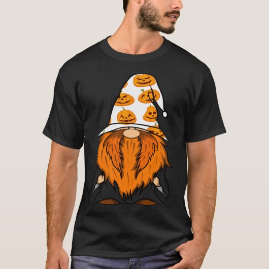 Halloween Gnomes Cute Autumn Pumpkin Fall Holiday T-Shirt (Vorderseite)
