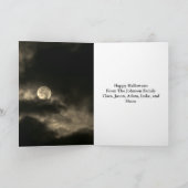 Halloween Gnomes Full Moon Mitteilungskarten (Innenseite)