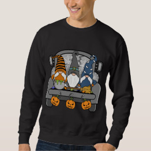 Halloween Gnomes Funny Monsters Pumpkin Spice Witc Sweatshirt