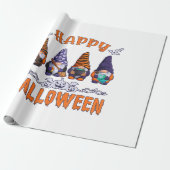 Halloween Gnomes Geschenkpapier (Ungerollt)