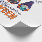 Halloween Gnomes Geschenkpapier (Ecke)