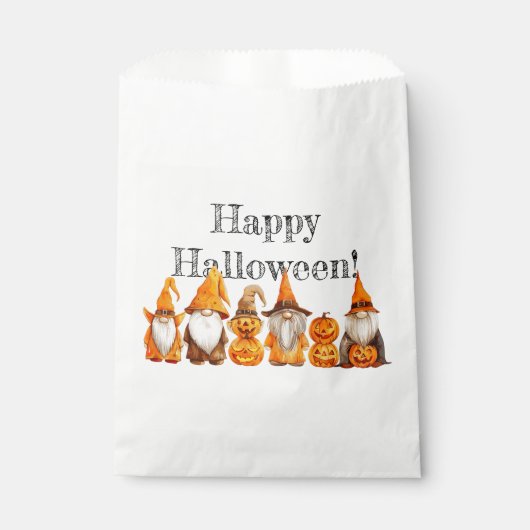 Halloween Gnomes Geschenktütchen (Vorderseite)