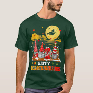 Halloween Gnomes Happy Fall Holiday Erntedank C T-Shirt