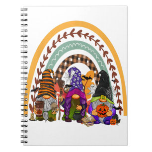 Halloween Gnomes Niedlich Witch Gnome Erntedank Fa Notizblock
