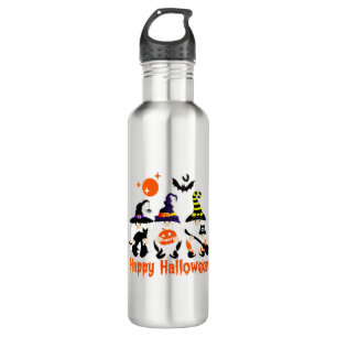 Halloween Gnomes Niedlicher Herbstpumpenfall Edelstahlflasche