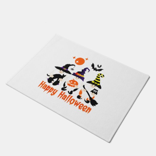 Halloween Gnomes Niedlicher Herbstpumpenfall Fußmatte (Schrägansicht)