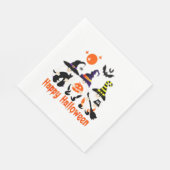 Halloween Gnomes Niedlicher Herbstpumpenfall Serviette (Ecke)