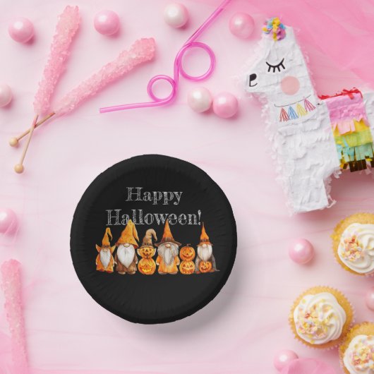 Halloween Gnomes Pappteller (Party)