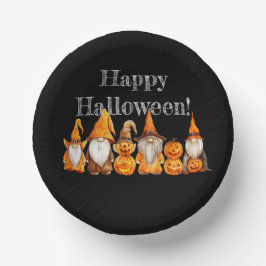 Halloween Gnomes Pappteller
