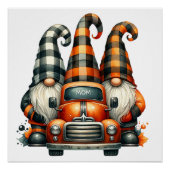 Halloween Gnomes Poster (Vorderseite)