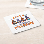 Halloween Gnomes Rechteckiger Pappuntersetzer (angewinkelt)