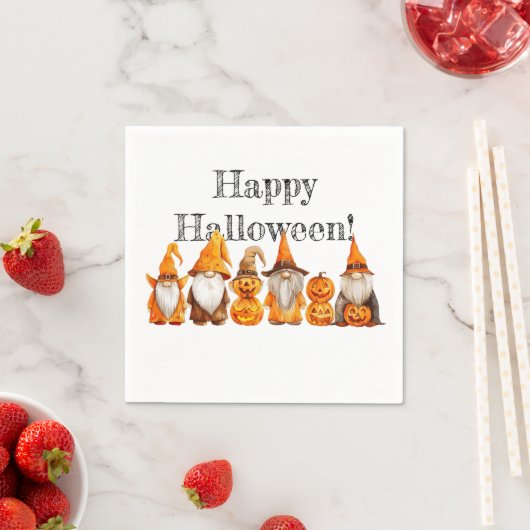 Halloween Gnomes Serviette (Beispiel)