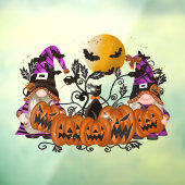 Halloween Gnomes Window Fensteraufkleber (Blatt 3)