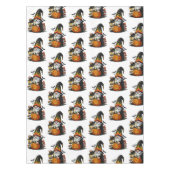 Halloween-Gnomn-Tischdecke Tischdecke (Vorderseite)