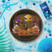 Halloween Gnones Beängstigend Pumpkins Black Cat B Pappteller (Party)