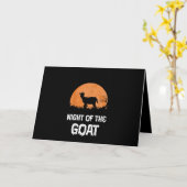 Halloween Goat Costume Gift Karte (Gelbe Blume)