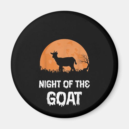 Halloween Goat Costume Gift Magnet (Vorne)