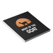 Halloween Goat Costume Gift Notizblock (angewinkelt)