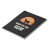 Halloween Goat Costume Gift Notizblock (Rotiert)