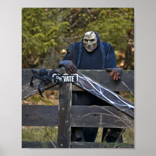 Halloween Goblin Portrait - Kunstdrucken Poster (Vorne)