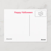 Halloween Goblin Postcard Postkarte (Rückseite)
