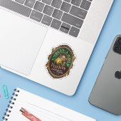 Halloween Goblins Goldtrank Aufkleber (Laptop mit iPhone)