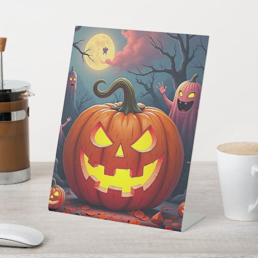 Halloween-Goblins Sockelschild (In SItu)