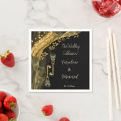 Halloween Gold Nuggets & Spooky Skull Keys Serviette (Beispiel)