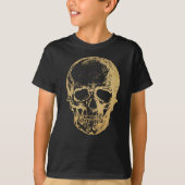Halloween Gold Skull | T - SHIRT | Kinder (Vorderseite)