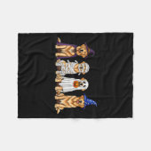 Halloween Golden Retriever Ghost Soky Dog Lovers D Fleecedecke (Vorderseite (Horizontal))