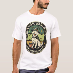 Halloween Golden Retriever Grusel Nacht Club T-Shirt