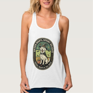 Halloween Golden Retriever Grusel Nacht Club Tank Top