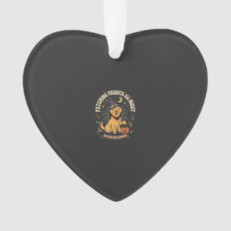 Halloween Golden Retriever Kürbis Unfug Ornament