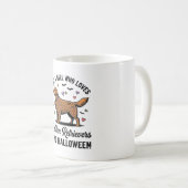 Halloween Golden Retriever Mädchen Hundemutter Vin Kaffeetasse (VorderseiteRechts)