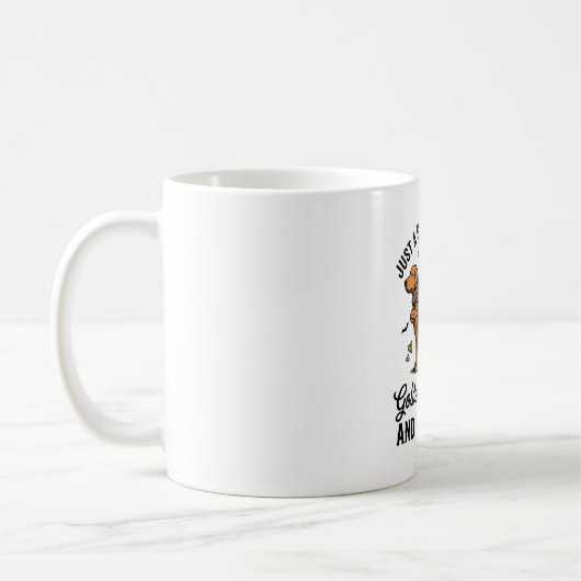 Halloween Golden Retriever Mädchen Hundemutter Vin Kaffeetasse (Links)