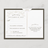 Halloween Golden Skeletons UAWG PostCard Postkarte (Rückseite)