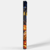 Halloween Goldendoodle mit Pumpkins Beängstigend Case-Mate iPhone Hülle (Rückseite / Rechts)