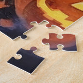 Halloween Goldendoodle mit Pumpkins Beängstigend Puzzle (Seite)