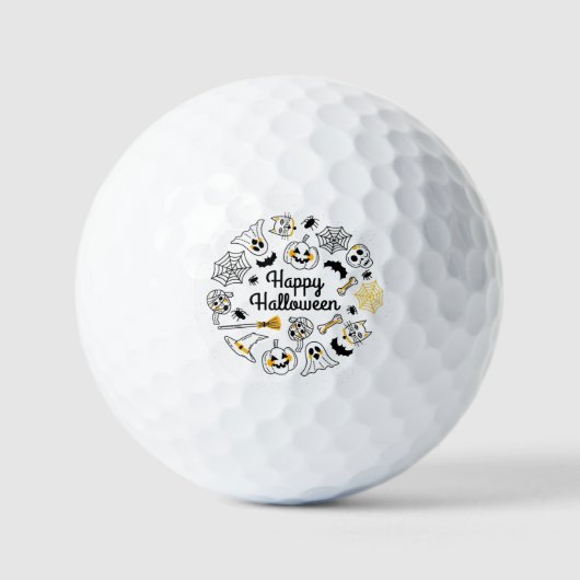 Halloween Golf Balls Golfball (Vorderseite)