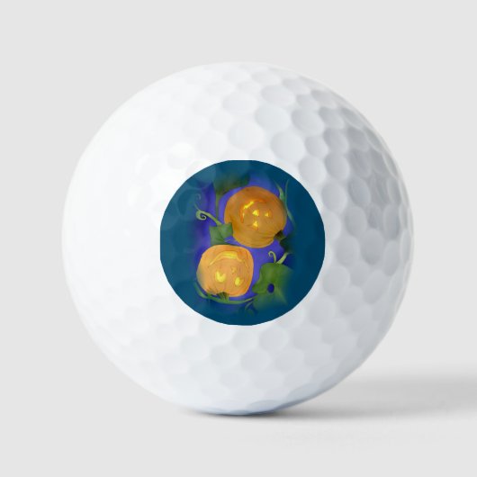 Halloween golfball (Vorderseite)