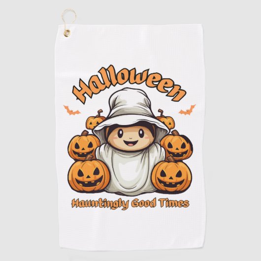 Halloween Golfhandtuch (Vorderseite)
