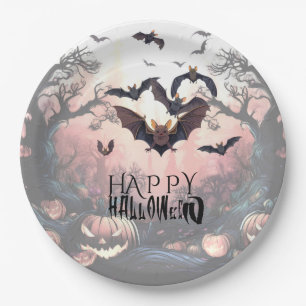 Halloween Gone Batty Pappteller