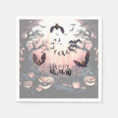 Halloween Gone Batty Serviette (Vorderseite)